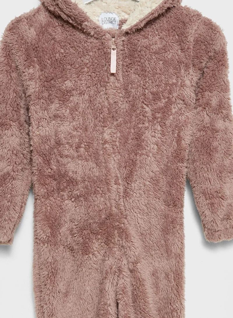 Lounge District Christmas Kids Reindeer Onesie