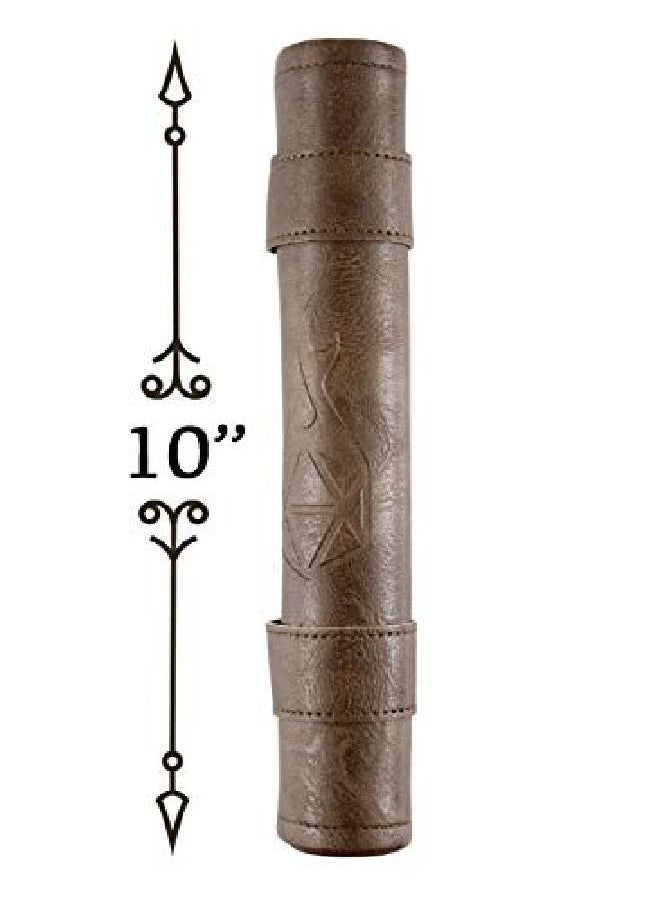 Forged Dice Co. Scroll Dice Tray And Rolling Mat With Zippered Dice Holder Storage Pouch Holds Up To 14 Metal Or Plastic Polyhedral Dice Compatible With Dnd And Dungeons & Dragons Game Dice  - Image 4