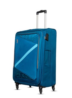 Set of 2 Luggage | Spotlight 4W Str (E) |360° 4 Wheels Polyester Soft Sided Spinner Trolleys- Cabin-20 Inch| Large- 28 Inch| Blue - pzsku/Z7EECDAA1EDC8C7852FE5Z/45/_/1739363054/07a5caec-202f-4831-b554-3747fbbac797