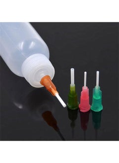 XMASIR Xmasir Jagua Henna Applicator Bottles Kit for Tattoo Body Paint,Multi Purpose Precision Applicator Set 4 Pcs 1 Oz. Henna Bottle with 4 Pcs Caps 16 Pcs Needle Tips Sizes  - Image 5