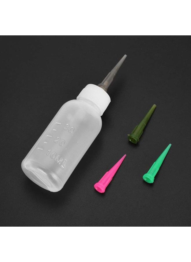 XMASIR - Xmasir Jagua Henna Applicator Bottles Kit for Tattoo Body Paint,Multi Purpose Precision Applicator Set 4 Pcs 1 Oz. Henna Bottle with 4 Pcs Caps 16 Pcs Needle Tips Sizes - Image 1