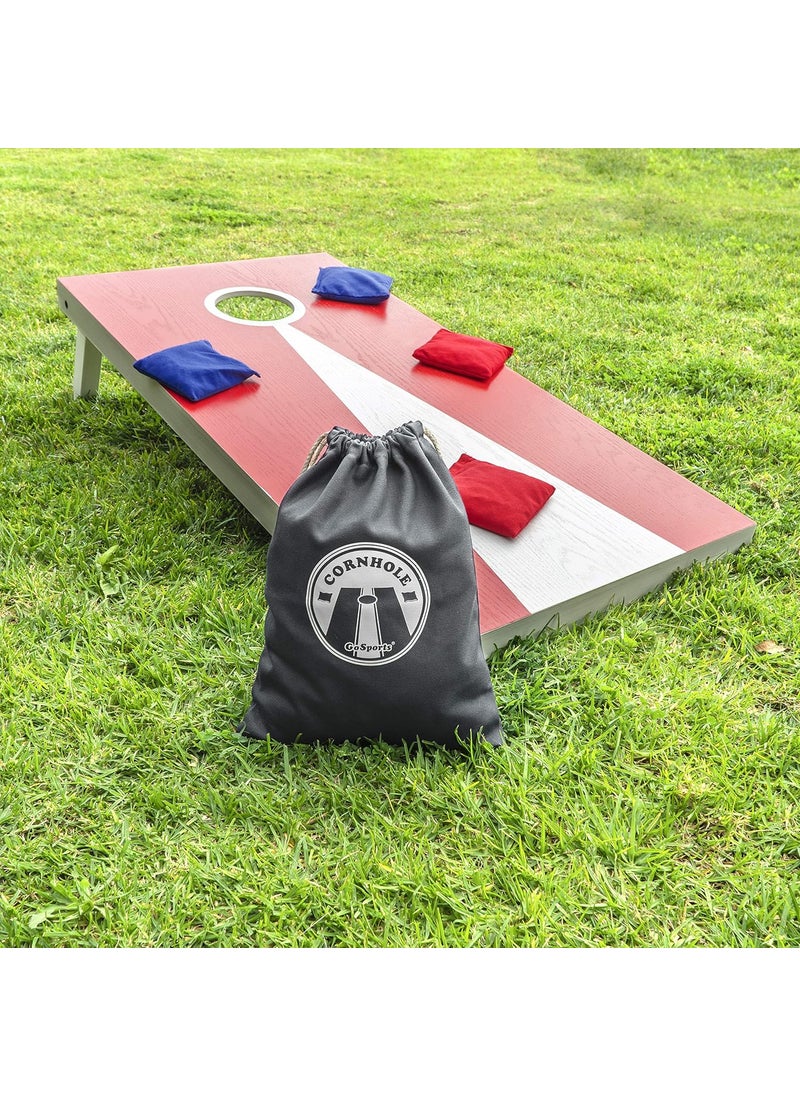 GoSports GoSports Cornhole Bean Bag Tote Carry Case  Fits 8 Bean Bags  Gray Navy or Natural  - Image 2