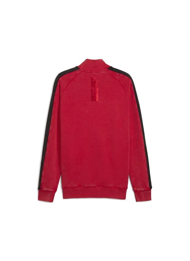 Puma Rosso Corsa Scuderia Ferrari T7 Jacket Men for Men | Best Price UAE