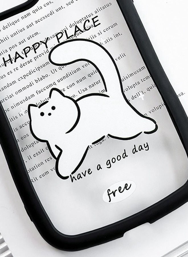 for iPhone 16 Pro Case，Cute 3D Cat's Ears，Raised Camera Lens Protector，Thickened Edge Protection，Lovely Silicone Soft Protective Shockproof Phone Cover， Cat - Image 5