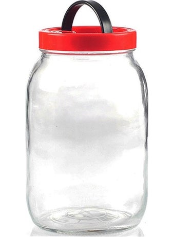 Viyalente Vialente Glass Jar with Lid 1 Piece 5000 cc  - Image 1