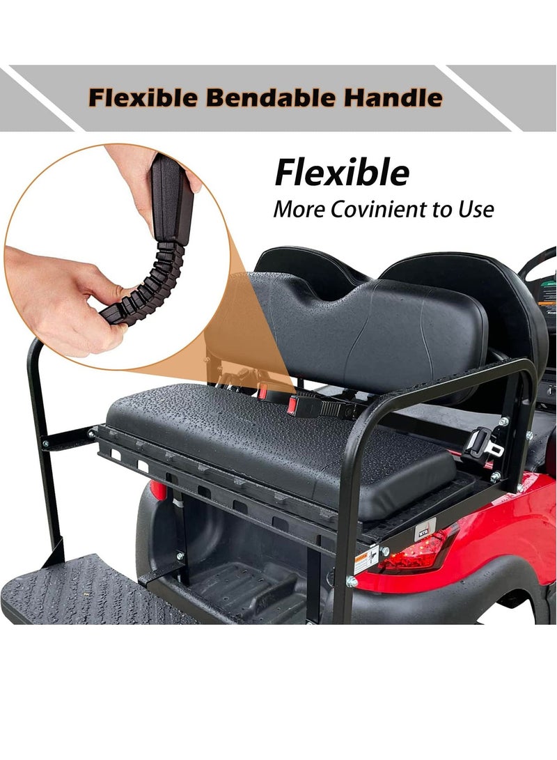 Golf Cart Seat Belts, Retractable 47.64 Universal for EZGO TXT RXV, Yamaha, Club Car, UTV, ATV (1 Set) - Image 3