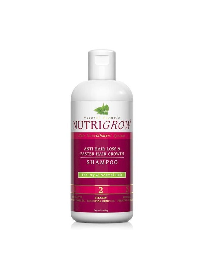 Nutrigrow Anti Hair Loss & Faster Hair Growth Shampoo 4 Dry & Normal Hair 300 ml