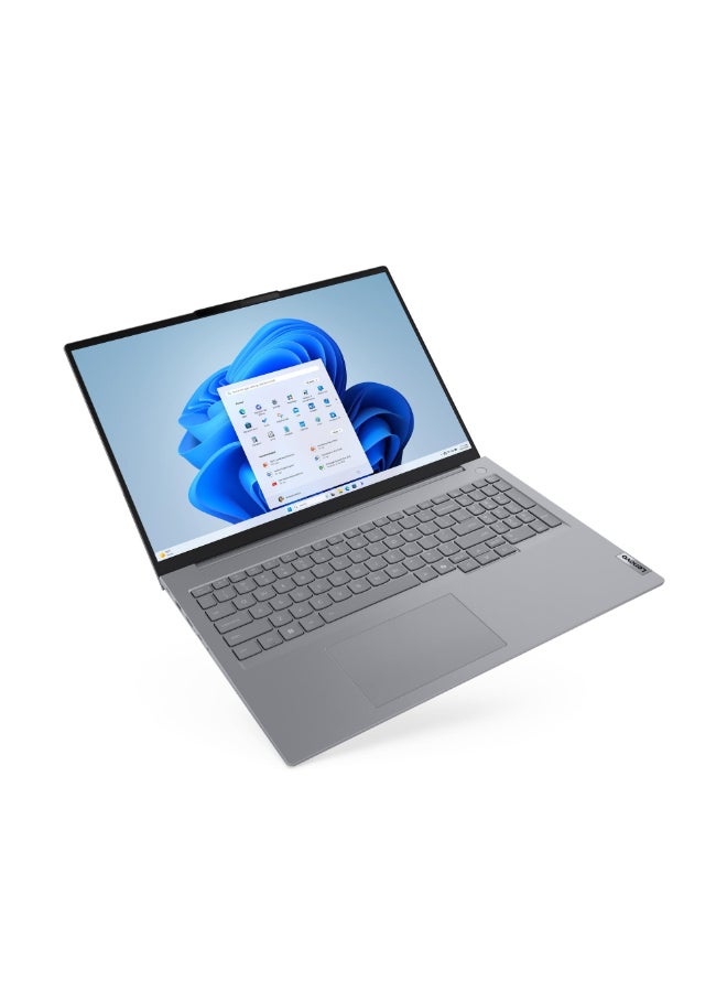 لينوفو لابتوب ثينك بوك 16 G8 IAL، شاشة 16" WUXGA IPS، معالج إنتل كور ألترا 7 255H، 16GB ذاكرة DDR5، 512GB SSD، رسومات إنتل آرك، حاسوب مدعوم بالذكاء الاصطناعي، لوحة مفاتيح إنجليزية مضاءة، كاميرا FHD، أركتك - Image 1