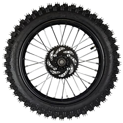 RedCap 16" Rear Wheel tire Assembly Includes Brake Rotor and 428 Sprocket For Dirt Pit Bike 90/100-16 125cc 140cc 150cc Apollo RXF 150 SSR XR CRF TaoTao (16 Inch) - Image 4