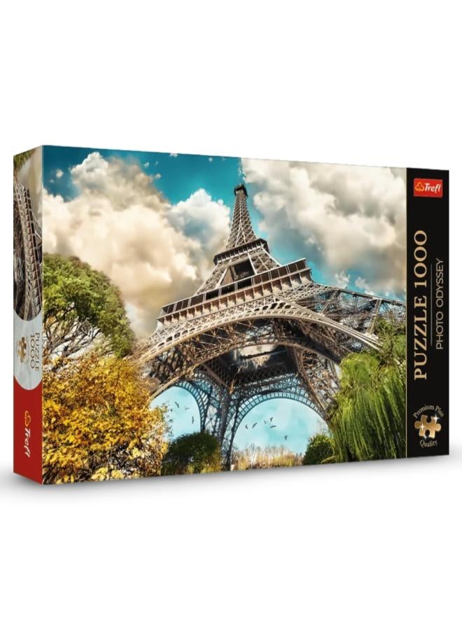 Trefl Puzzle Premium Plus Quality – Eiffel Tower in Paris France 1000 Pcs - Image 1