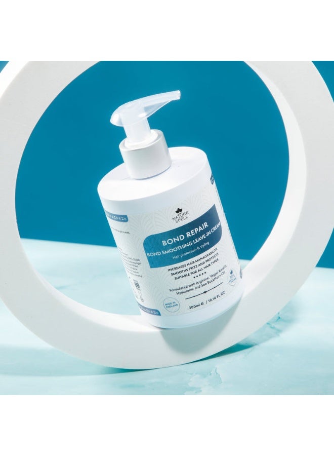 Nature Spell كريم تصفيف مرطب لتركه على الشعر لإصلاح الروابط من ناتشر سبيل 300 مل - Image 3