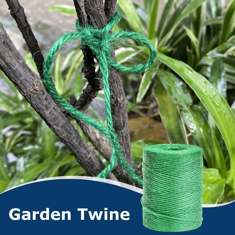 Vanhench 805ft Garden Twine, Green Twine String for Christmas Supplies Gardening Tomato Climbing Plant Tie Floristry Arts & Crafts, Hanging Planter Basket, Greenhouse Plant Accessories (Green) - Image 3