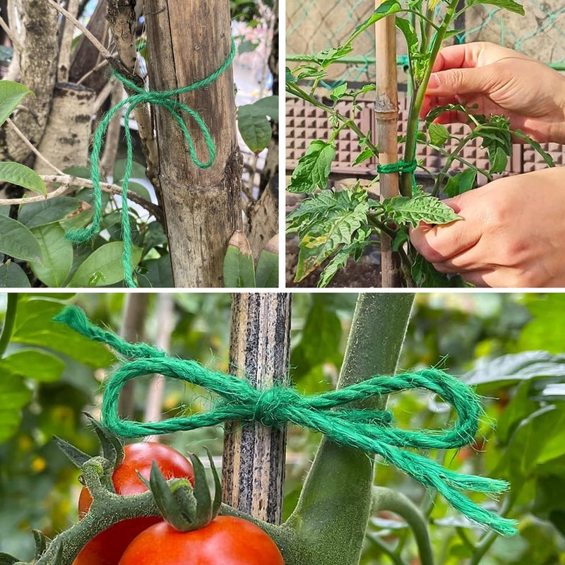 Vanhench 805ft Garden Twine, Green Twine String for Christmas Supplies Gardening Tomato Climbing Plant Tie Floristry Arts & Crafts, Hanging Planter Basket, Greenhouse Plant Accessories (Green) - Image 5