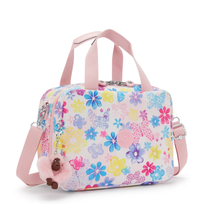 Kipling  Kipling  Miyo Flower Stamp Large LunchBag with Trolley Sleeve I2989-8EM  | Best Price UAE