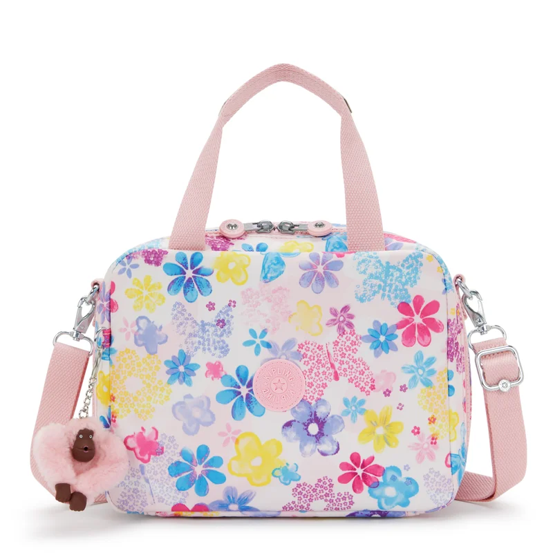 كيبلينغ Kipling  Miyo Flower Stamp Large LunchBag with Trolley Sleeve I2989-8EM