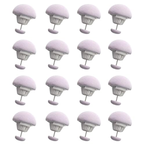ARQIVO® Duvet Clips, Anti-Movement Fasteners, Cotton Quilt Grippers, Sheet Holder for Quilt Cover, Curtains, Socks, Grey, Pack of 16 - Image 1