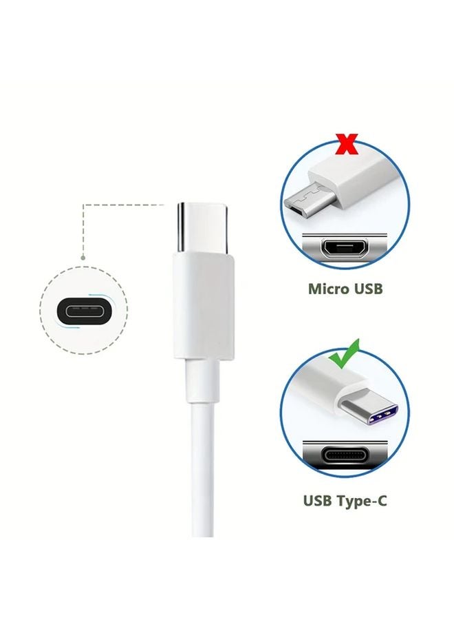 Black USB Type C Cable 10pcs 0 3m For Samsung Galaxy Note 10 Moto Z3 - Image 5
