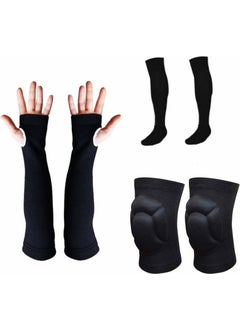 Volleyball Knee Pad Set 6 Pieces Knee Pad with Sleeve and Long Socks - pzsku/Z7EED835DA5D6752C1B6FZ/45/_/1725789922/ca2b4066-df5c-45e4-89ea-21211890041f