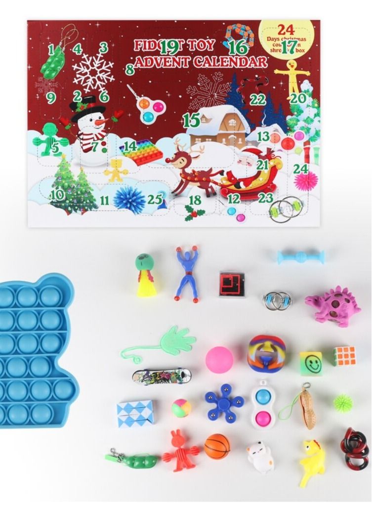 DARIYAH 24-Pieces Surprise Random Advent Calendar Fidget Toy Set for Birthday Present - Image 4