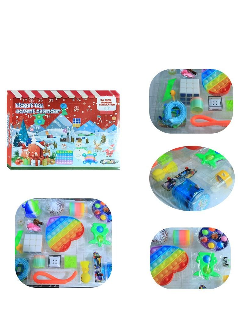 DARIYAH 24-Pieces Surprise Random Advent Calendar Fidget Toy Set for Birthday Present - Image 2