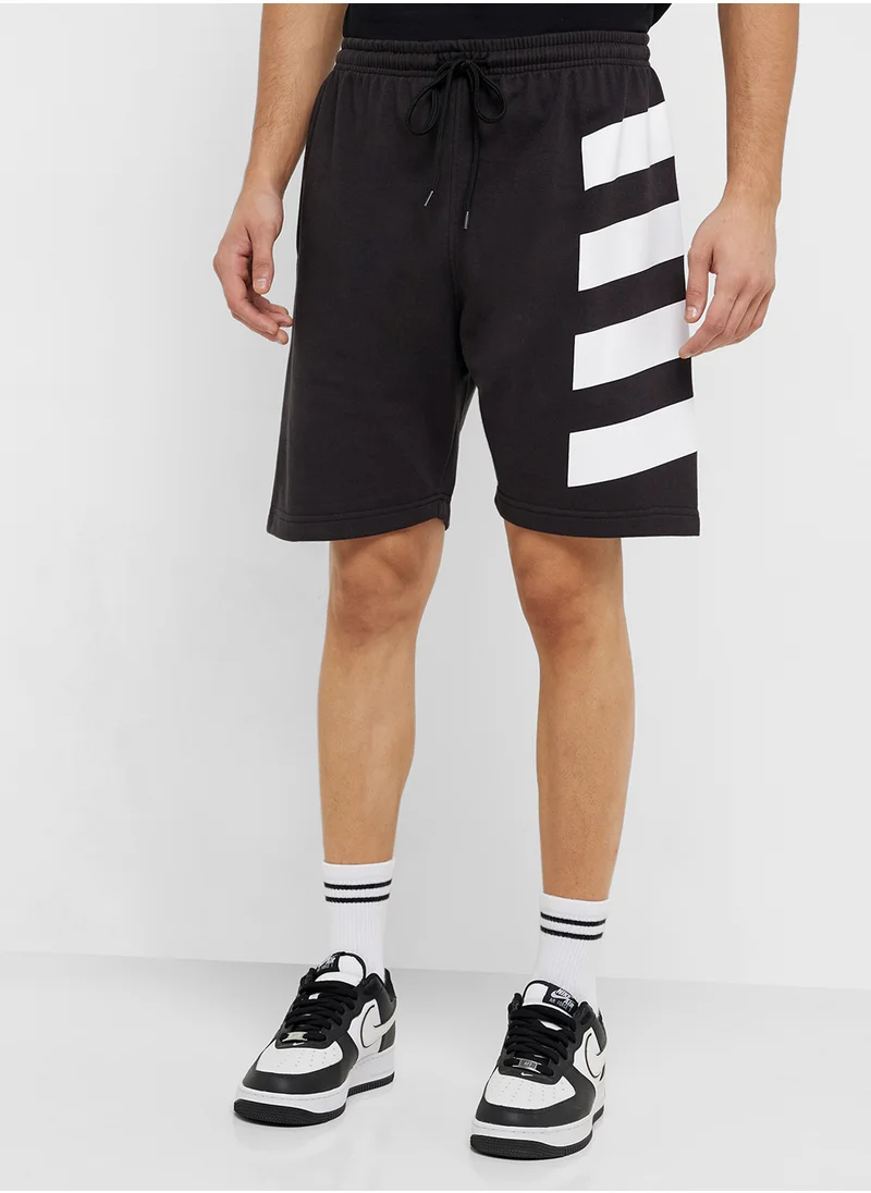 سفنتي فايف بيسيكس Essential Striped Shorts