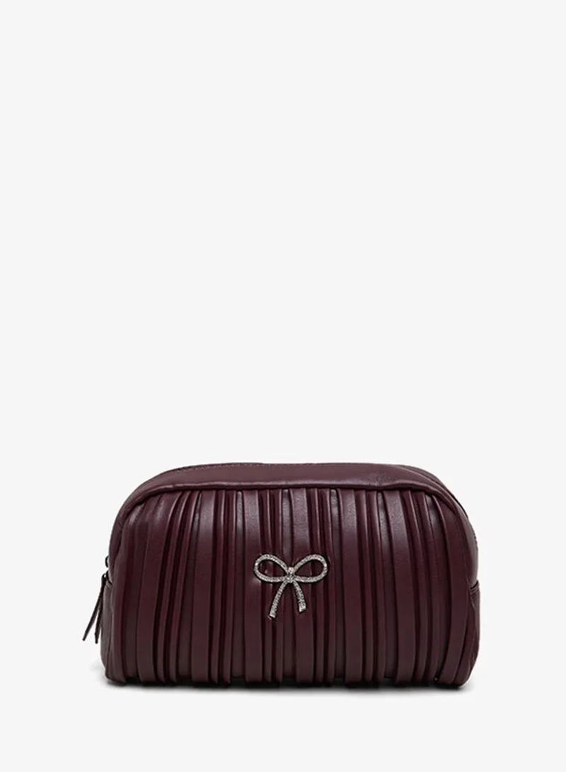 Pleated Cosmetic Pouch