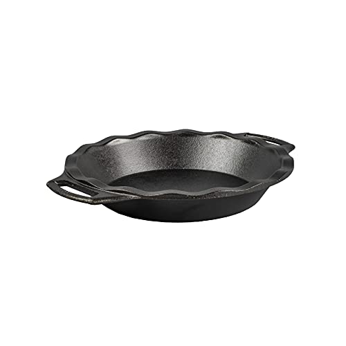Lodge BW9PIE 9 Inch Seasoned Cast Iron Pie Pan, Black - Image 4