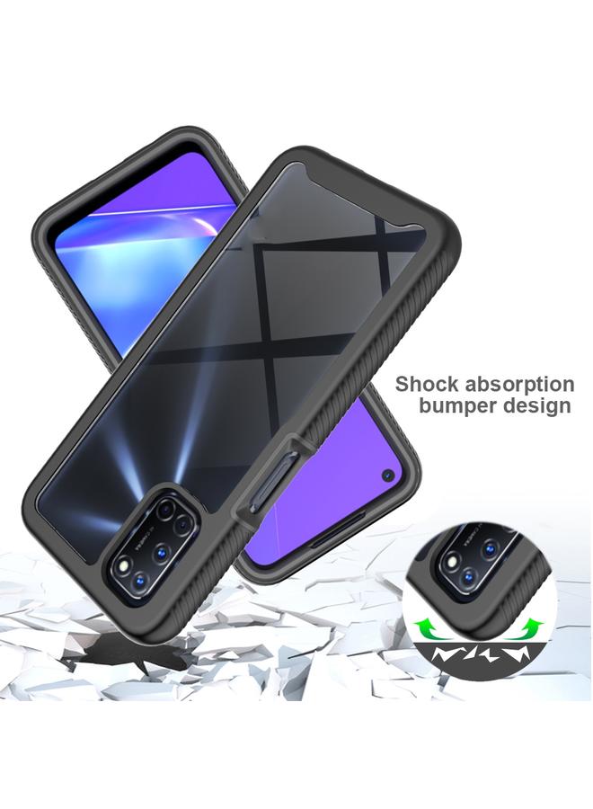 اس-توب جراب لهاتف OPPO A52 / A72 / A92 من سلسلة Starry Sky بلون سادة مقاوم للصدمات من مادة البولي يوريثين الحراري + جراب واقٍ من مادة TPU - Image 5