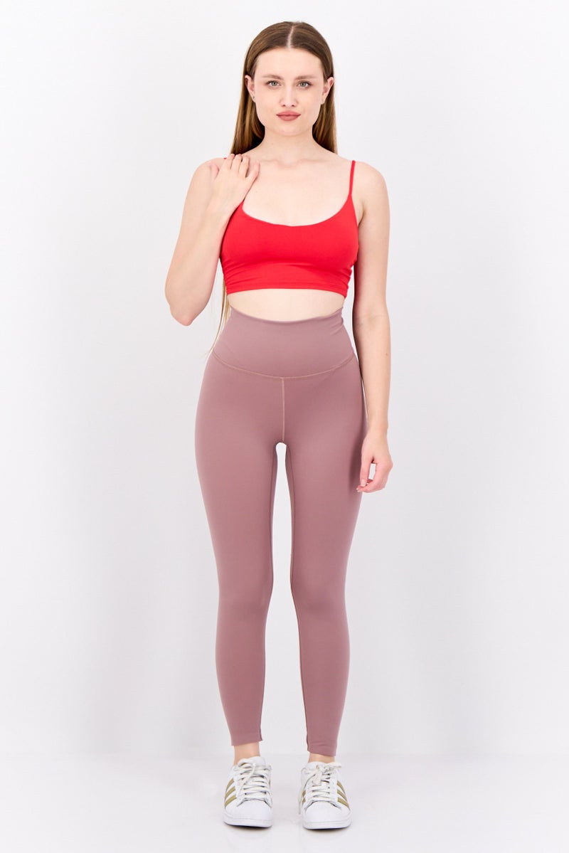 Adidas Women Sportswear Fit Outdoor Leggings, Mauve - Image 4
