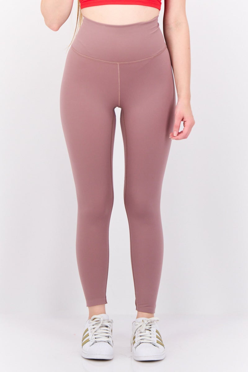 Adidas Women Sportswear Fit Outdoor Leggings, Mauve - Image 1