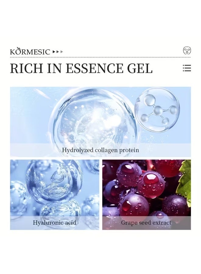 Kormesic 64g Firming 3D Capsule Cream Facial Essence Skincare Moisturizing Hydrating Firming Reduce Fine Lines and Wrinkles Purple Firming Cream Nourishes and Rejuvenates Firming Face Cream - Image 2