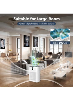 Mi VAZA Smart Air Purifier - PM2.5 Digital Display - Air Cleaner with HEPA Filter - Deodorization, Sterilization, Remove Formaldehyde - Essential Appliances for Home and Office - HY4866  - Image 2