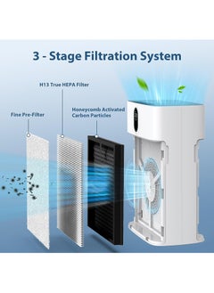 جهاز تنقية الهواء الذكي - شاشة رقمية PM2.5 - منظف الهواء مع فلتر HEPA - إزالة الروائح الكريهة والتعقيم وإزالة الفورمالديهايد - أجهزة أساسية للمنزل والمكتب - HY4866 - pzsku/Z7EEDFEDA3662DEB3A39AZ/45/_/1724757138/5d57f529-617d-4d85-989f-88da43a9fb77