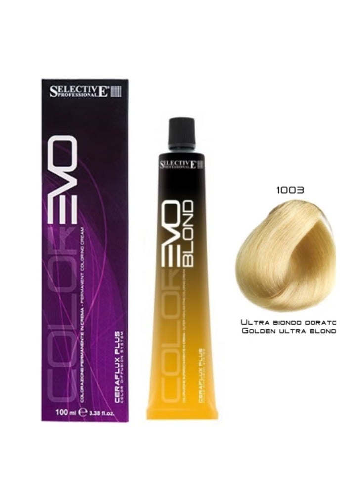 Selective Professional Colorevo 1003 Golden Ultra Blond 100ml - Image 1