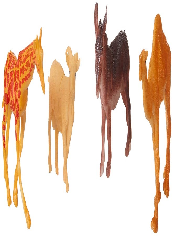 Smart Picks NEGI Smart Picks Realistic Educational Wild/Jungle Animal Figures for Kids, Set of 4, Toy Figure - Image 1