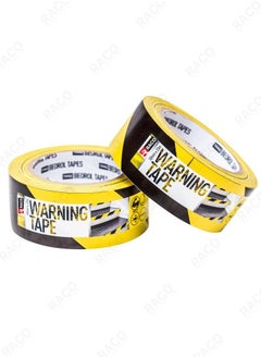 RACO RACO Beorol Warning Tape | Self-Adhesive Warning Tape for Construction Site Marking 50mm x 33m | Ideal for Home, Warehouse, Factory, School, and More (Yellow/Black)  - Image 2