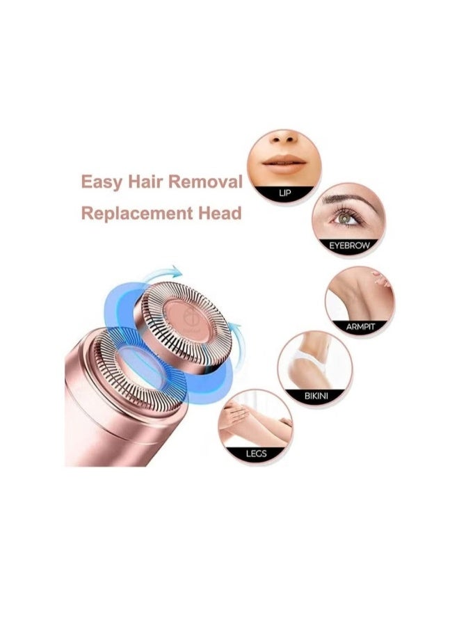 جهاز إزالة شعر الوجه الكهربائي، أداة تشذيب شعر الوجه المحمولة للنساء، أفضل مزيل شعر غير مؤلم وخالٍ من العيوب لمنطقة البكيني، شعر الوجه الناعم - Image 4