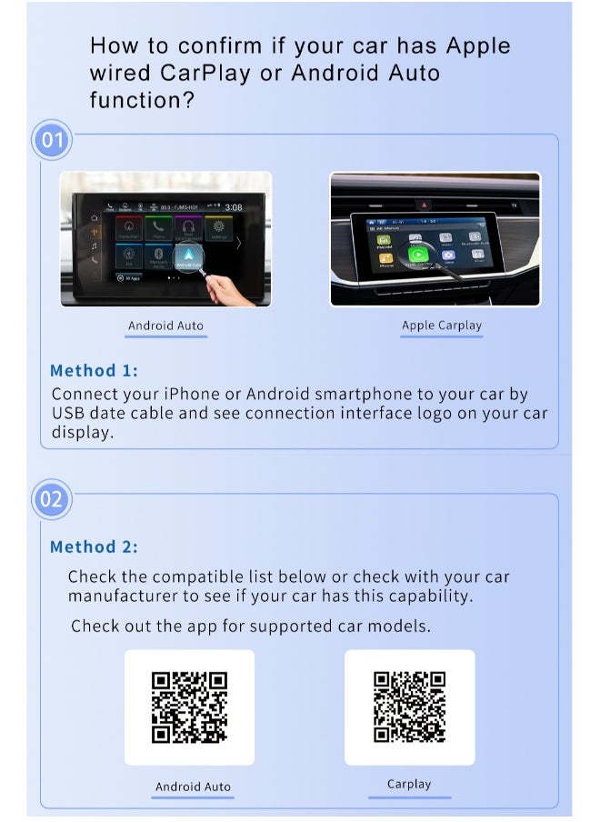Xuda - XUDA NEW Wireless CarPlay Android Auto Wireless Adapter Smart Mini Box Plug And Play WiFi Fast Connect Universal - Image 1