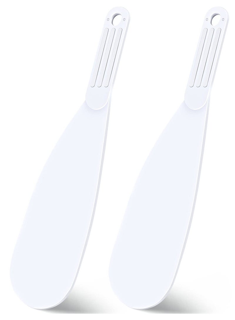 Excefore أداة رفع المرتبة لأدوات كنس الملاءة الخاصة بالسرير أداة صنع السرير الطويلة الإضافية أداة رفع المرتبة لتغيير الملاءات مساعد تغيير الملاءات مجداف لتثبيت الفراش والأغطية الملاءة بشكل مرتب وسهل (مجموعة من 2) - Image 1