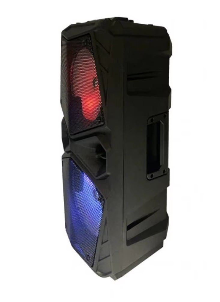 ماركة غير محددة - سماعة بلوتوث ZAERO ZR-860S، 15 وات × 2، إضاءة LED، USB، بطاقة TF، AUX، بطارية 2400 مللي أمبير- ريموت-مايك - Image 1