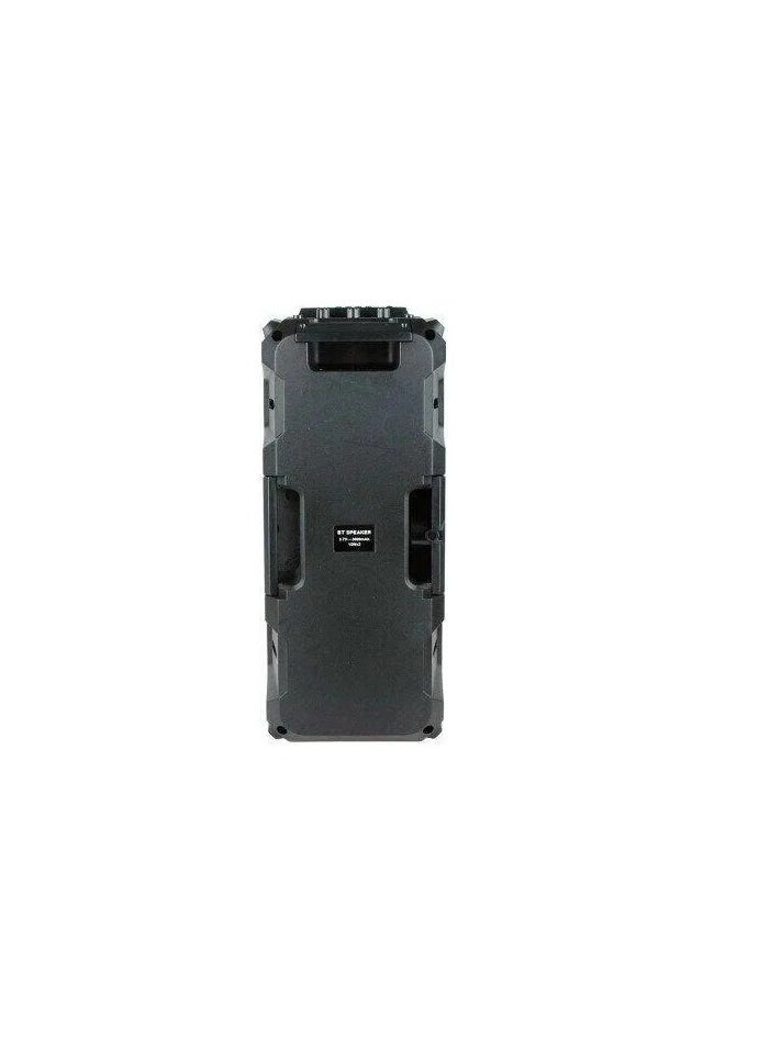 ماركة غير محددة - سماعة بلوتوث ZAERO ZR-860S، 15 وات × 2، إضاءة LED، USB، بطاقة TF، AUX، بطارية 2400 مللي أمبير- ريموت-مايك - Image 1