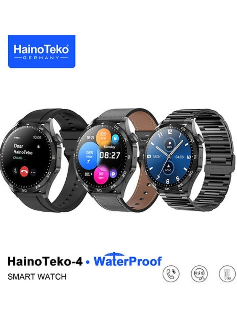 Haino Teko Smartwatch 3 Pairs Strap Set – Compatible with All Smartwatches, Adjustable and Durable, Comfortable Silicone Bands for Men & Women, Variety of Colors, Easy to Swap for a Custom Look - Image 1