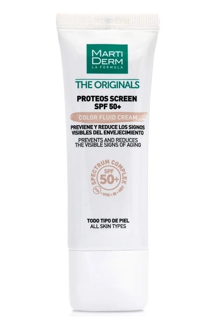 مارتيديرم ذا أوريجينالز بروتيوس كريم سائل ملون للشاشة بعامل حماية من الشمس 50+، 40 مل - Image 1