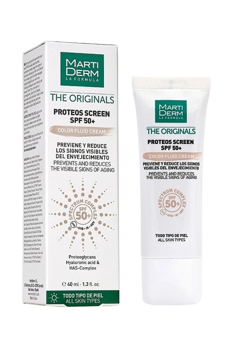 مارتيديرم ذا أوريجينالز بروتيوس كريم سائل ملون للشاشة بعامل حماية من الشمس 50+، 40 مل - Image 2