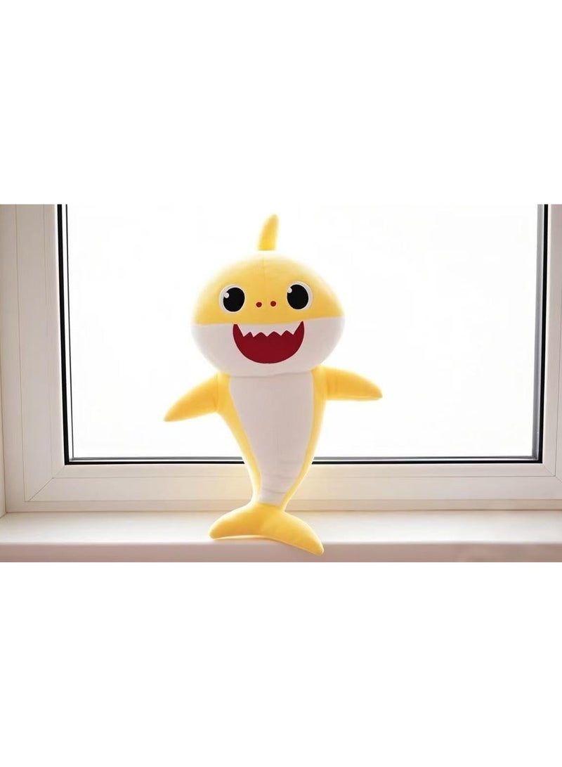 عام دمية قرش محشوة لطيفة، دمية محشوة ناعمة، زينة لغرفة الأطفال، تصميم شخصية كرتونية - Image 2