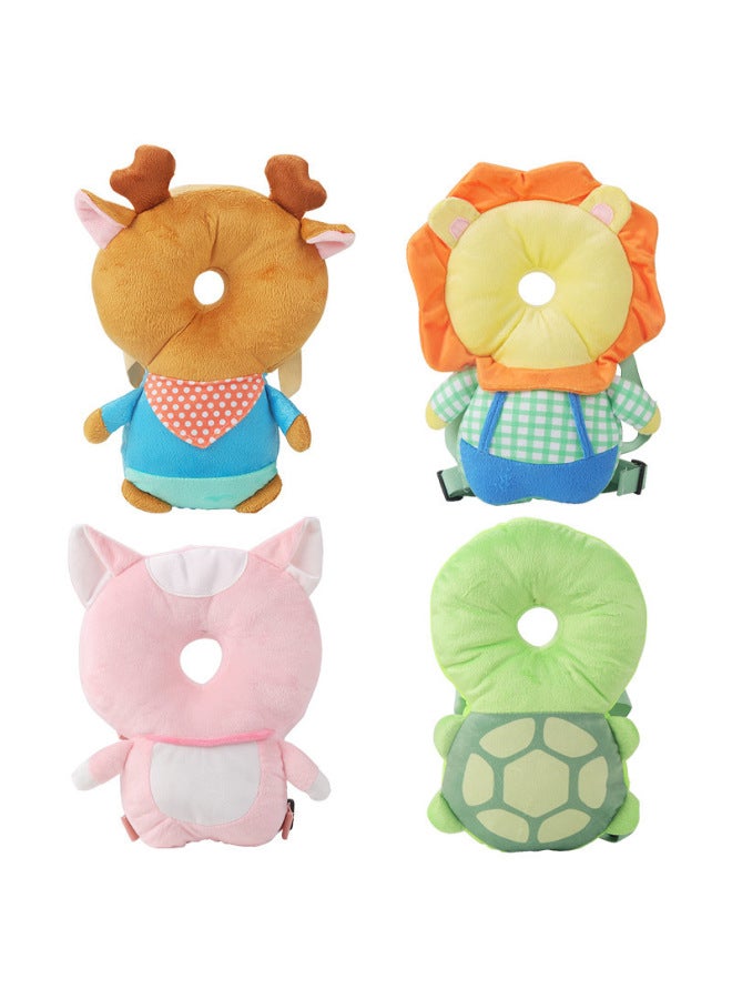 Children's Anti-fall Pillow Baby Toddler Headrest Baby Anti-collision Artifact Protective Cap Safety Supplies-Color:Cat (bag) - Image 3