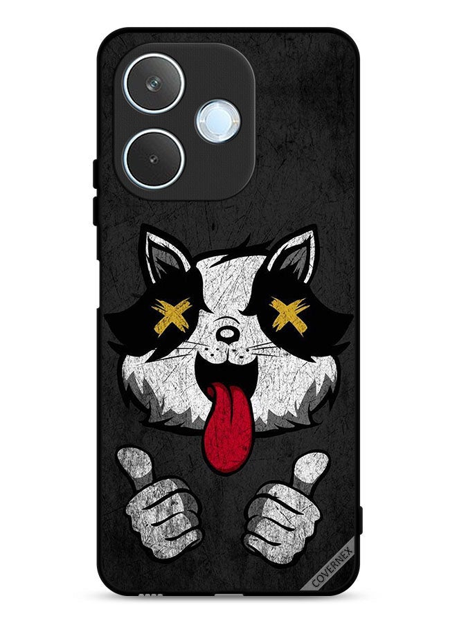 Covernex Oppo A5 Pro Protective Case Cover Marshmallow Cat - Image 1