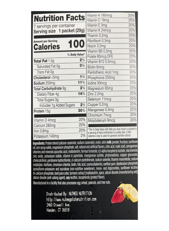 PROTIFIT - High Protein Strawberry Banana Pudding & Shake Mix 3 Pack, 15g Protein, Low Calorie, Low Fat, Low Carb, Aspartame Free, Idea Protein Compatible, Meal Replacement, 7 Servings Per Box, (3 Pack) - Image 2
