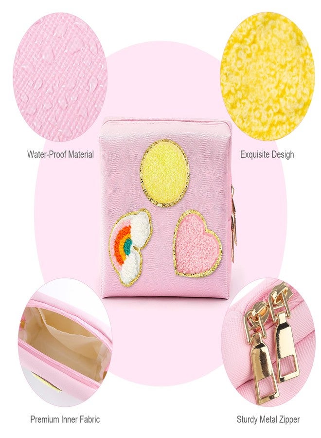 airogym Period Bag for Women, Sanitary Napkin Storage Bag, Functional PU Leather Sanitary Pad Bags for Panty Liners, Tampons, Menstrual Cup Pouches, Sanitary Pads Organizer with Zipper - Image 3