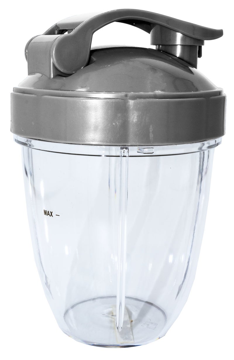 Blendin 18oz Short Cup and Flip Top ToGo Lid Compatible with Nutribullet 600W 900W NB101B NB101S NB201 NBR0601 NBR1201 NB91301 900 Pro Series Blenders